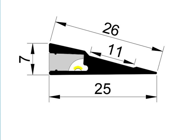 LED cabinet aluminum profile